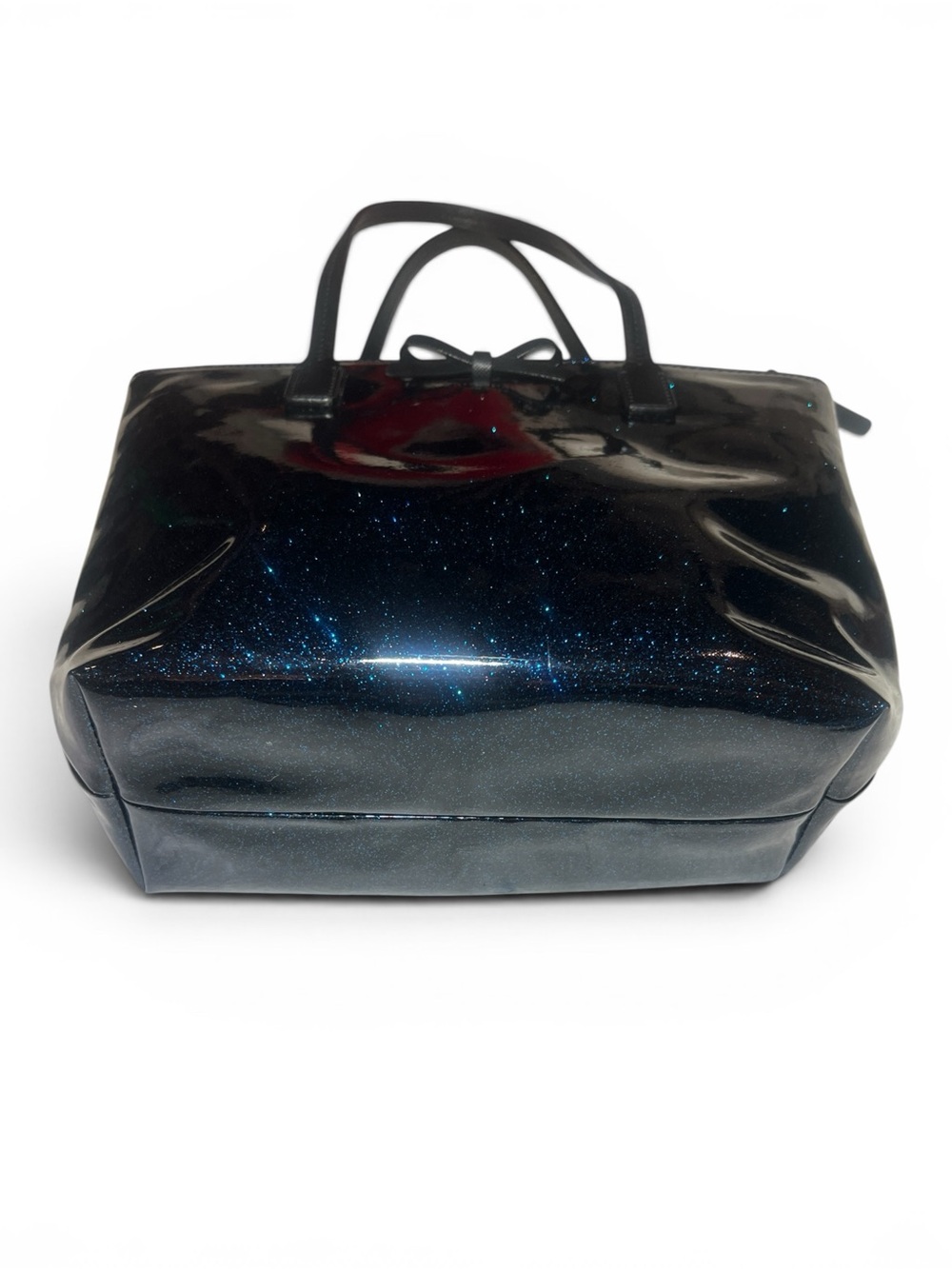 Kate Spade Mavis Street Jeralyn Blue Glitter Celestial Tote Shoulder Bag - Picture 4 of 13